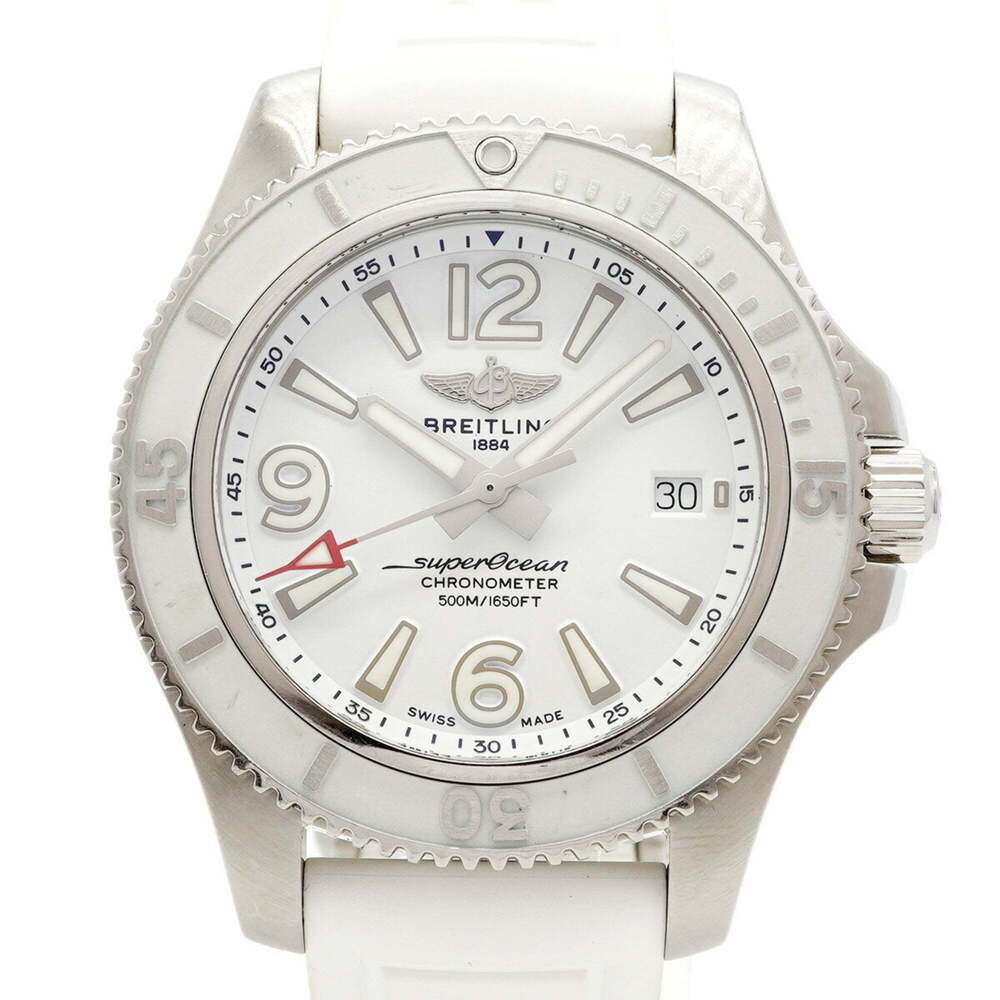 Breitling Superocean 42 A17366 White Dial Men's Watch